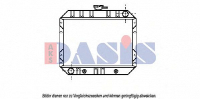 AKS DASIS 090053n -  Радиатор, охлаждение двигателя